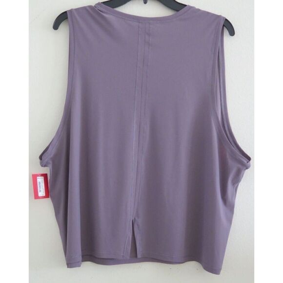 Spanx 50255R Women's Sz 2X Satin Purple Go Lightly Cropped Tank Top $58+ - Picture 2 of 6